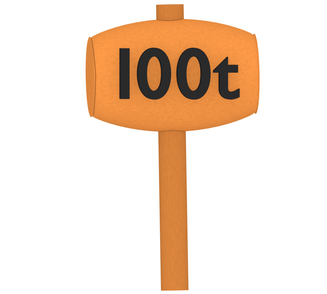 100ｔ ハンマーのイラスト