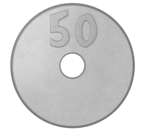 50円玉のイラスト