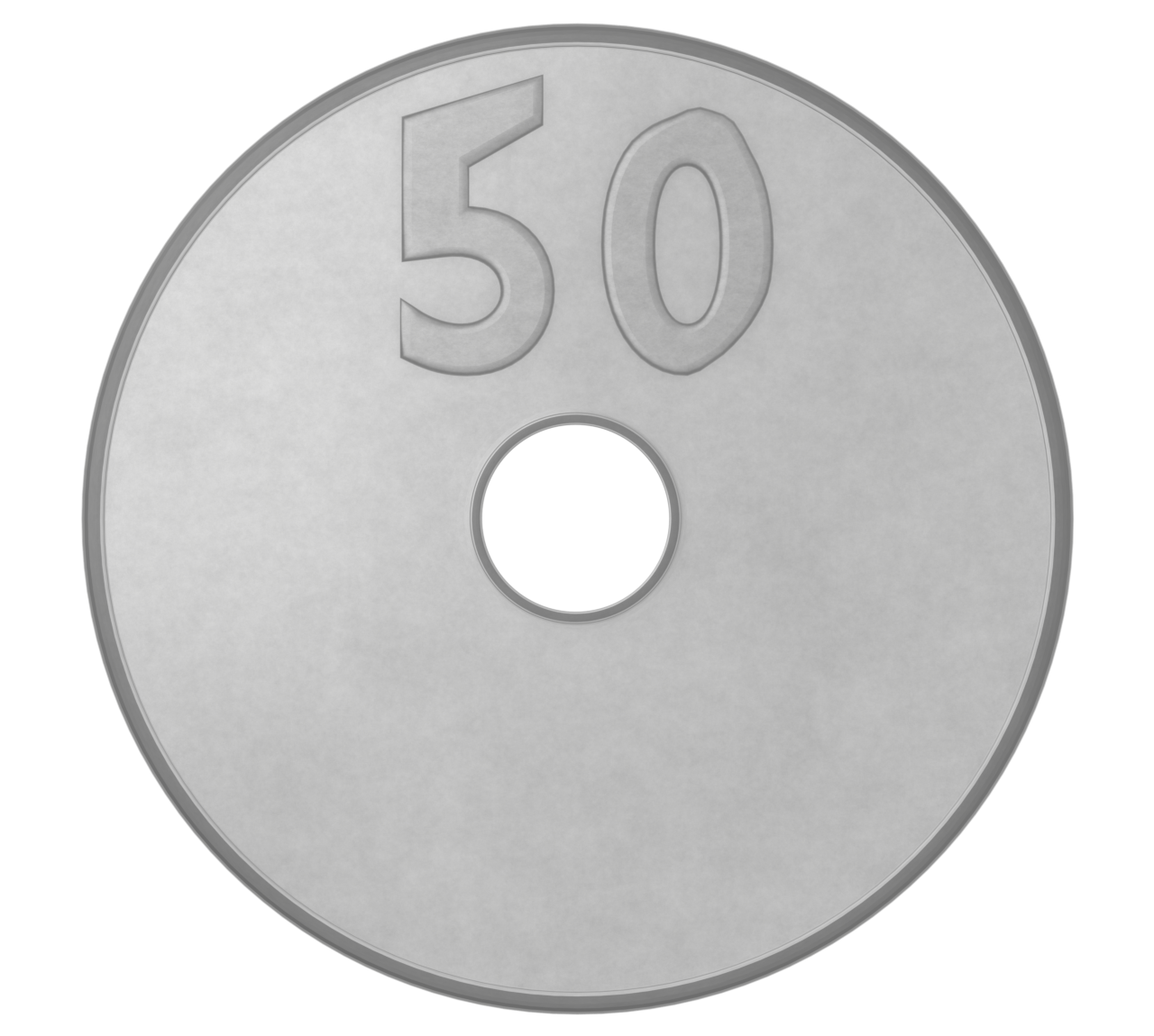 50円玉のイラスト