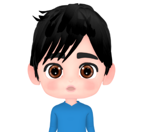 驚きを隠せない男性のイラスト
