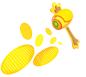 打ち出の小槌と出てくる小判のイラスト