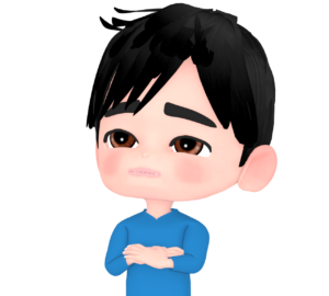 腕を組んで考え込む男性のイラスト