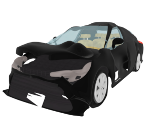 事故車のイラスト