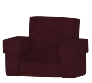 大人の一人用ソファーのイラスト