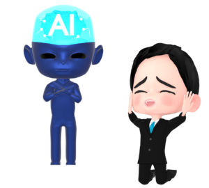 AIに仕事を奪われるイラスト