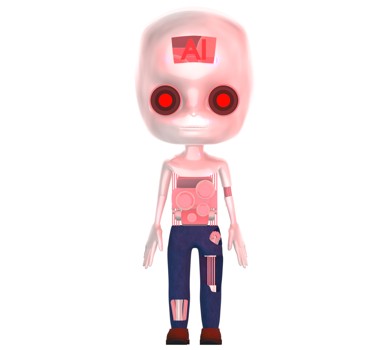 AIの暴走のイラスト