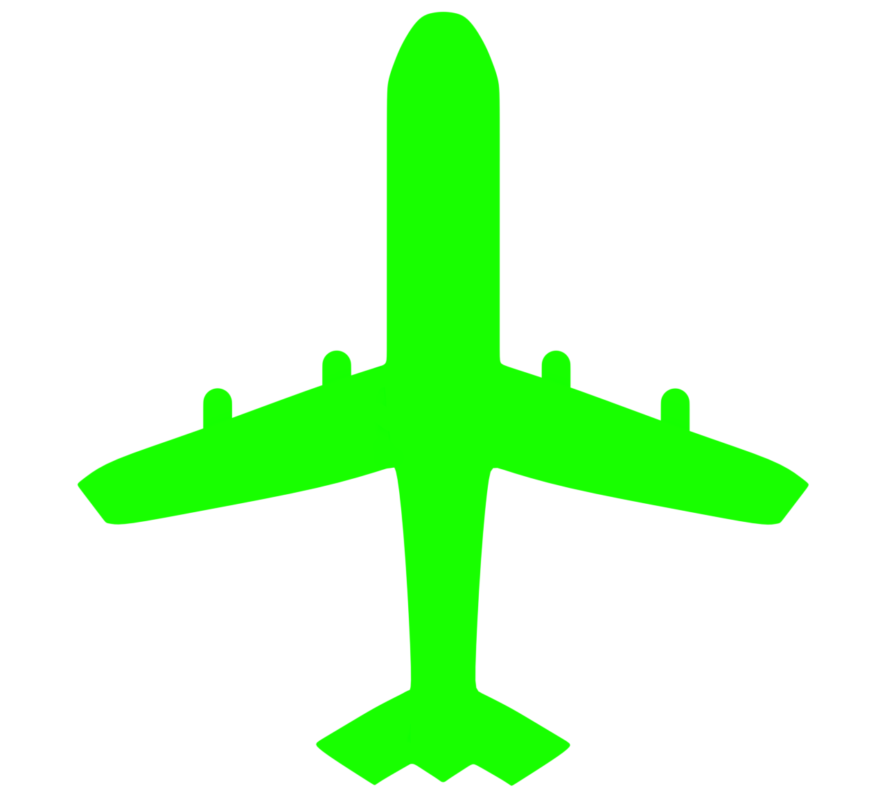 飛行機のマーク
