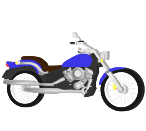 アメリカンバイクのイラスト