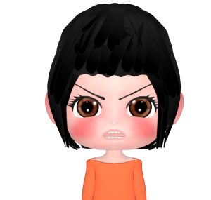 怒る女性のイラスト