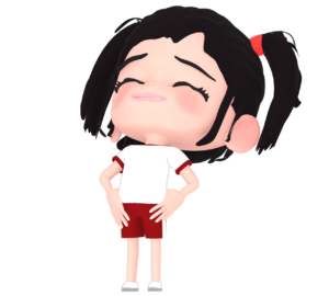 前後屈の準備体操をするイラスト