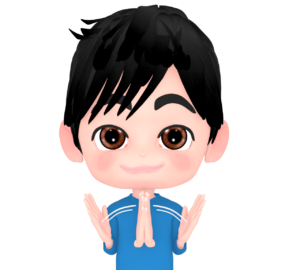 拍手をする男性のイラスト