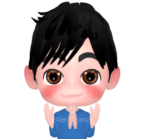 拍手をする男性のイラスト