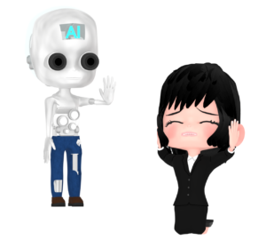 仕事を奪う人工知能のイラスト