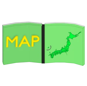 地図帳のイラスト