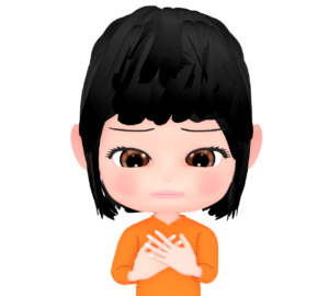 嫌な予感がする女性のイラスト