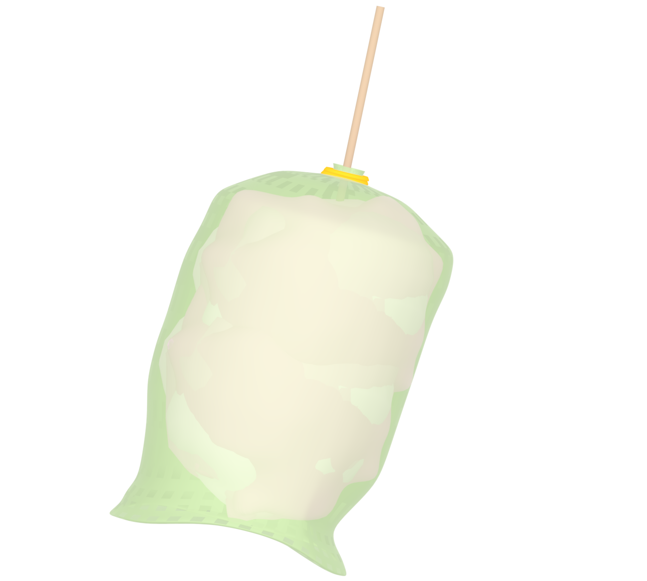 袋に入った綿菓子のイラスト(わたあめ) 19 袋に入った綿菓子のイラスト(わたあめ)