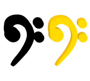 ヘ音記号のイラスト