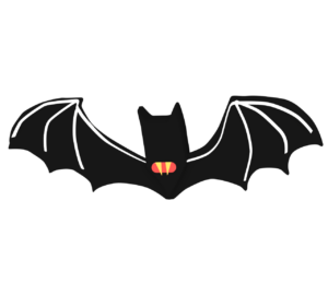 コウモリのイラスト