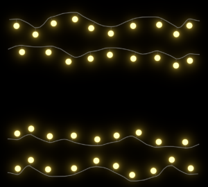 綺麗なイルミネーションのイラスト