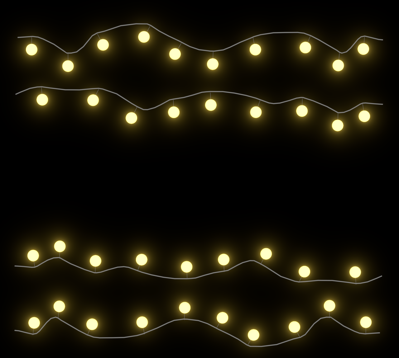 綺麗なイルミネーションのイラスト