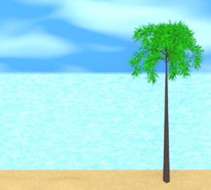 きれいな海のイラスト