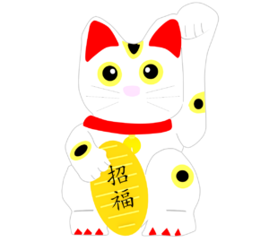 招き猫のイラスト