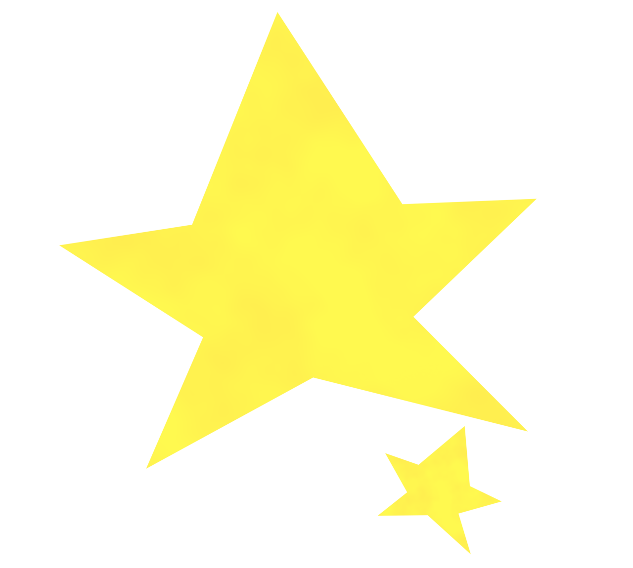 大小の星のイラスト