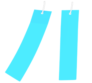 かわいい短冊のイラスト