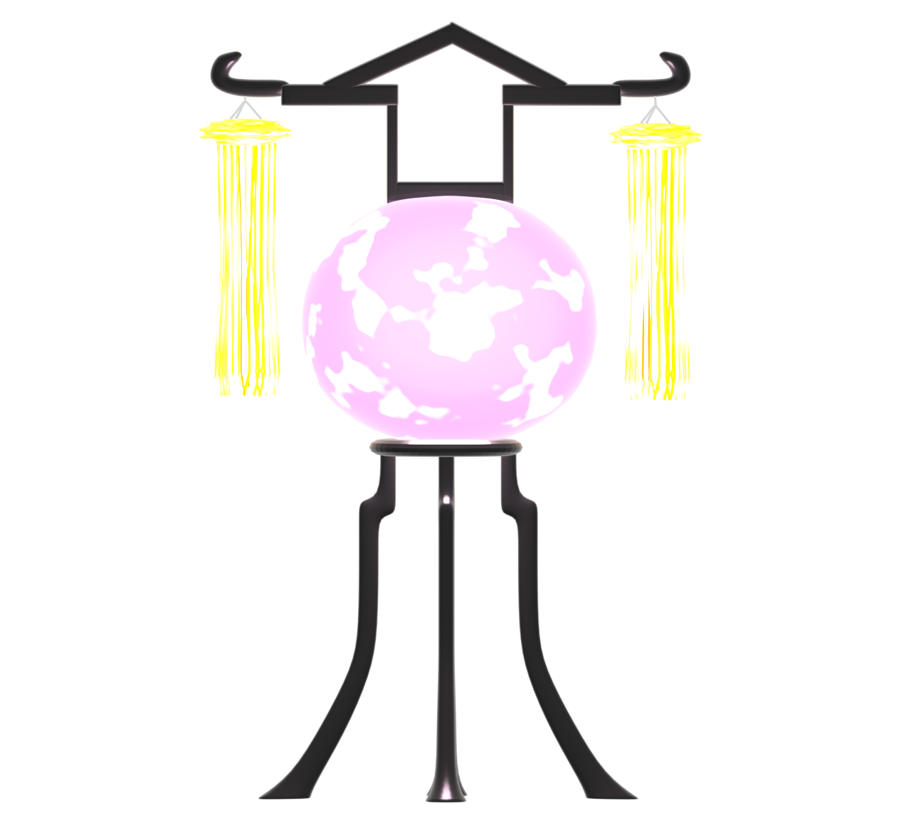 盆提灯のイラスト