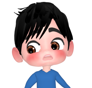 右下の何かを見つめる男性のイラスト