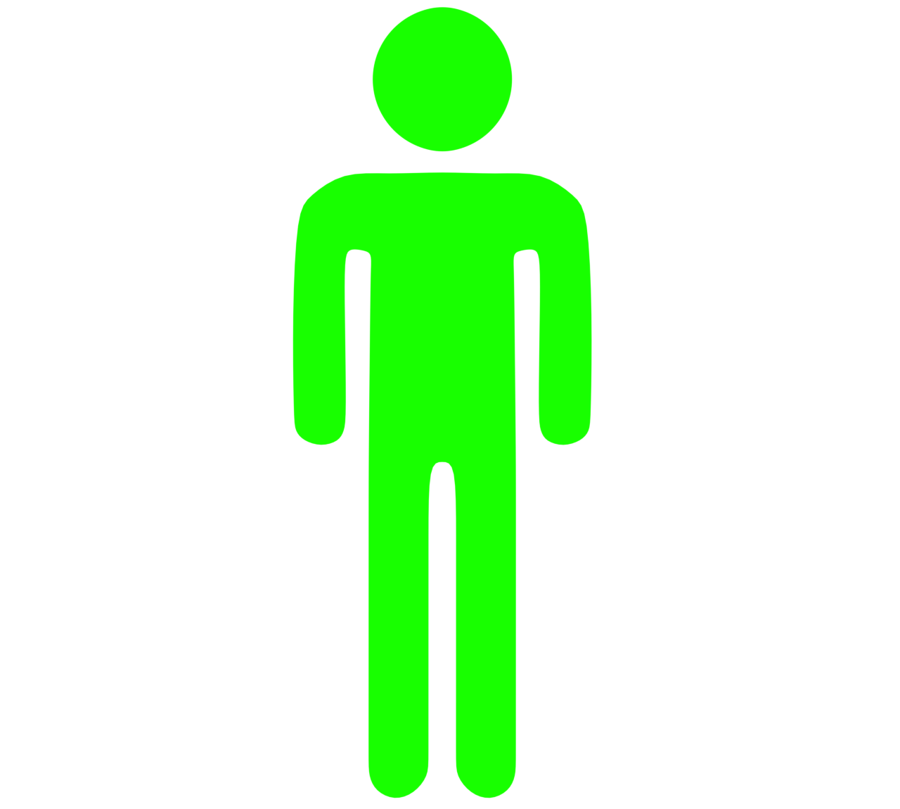 男の子のマーク