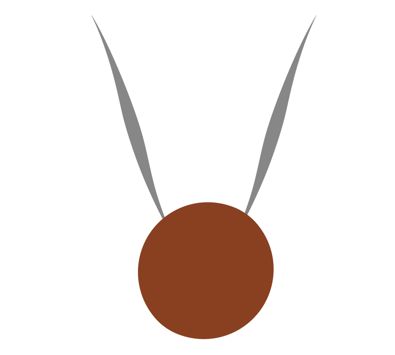 銅メダルのイラスト
