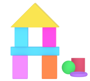 積み木のイラスト