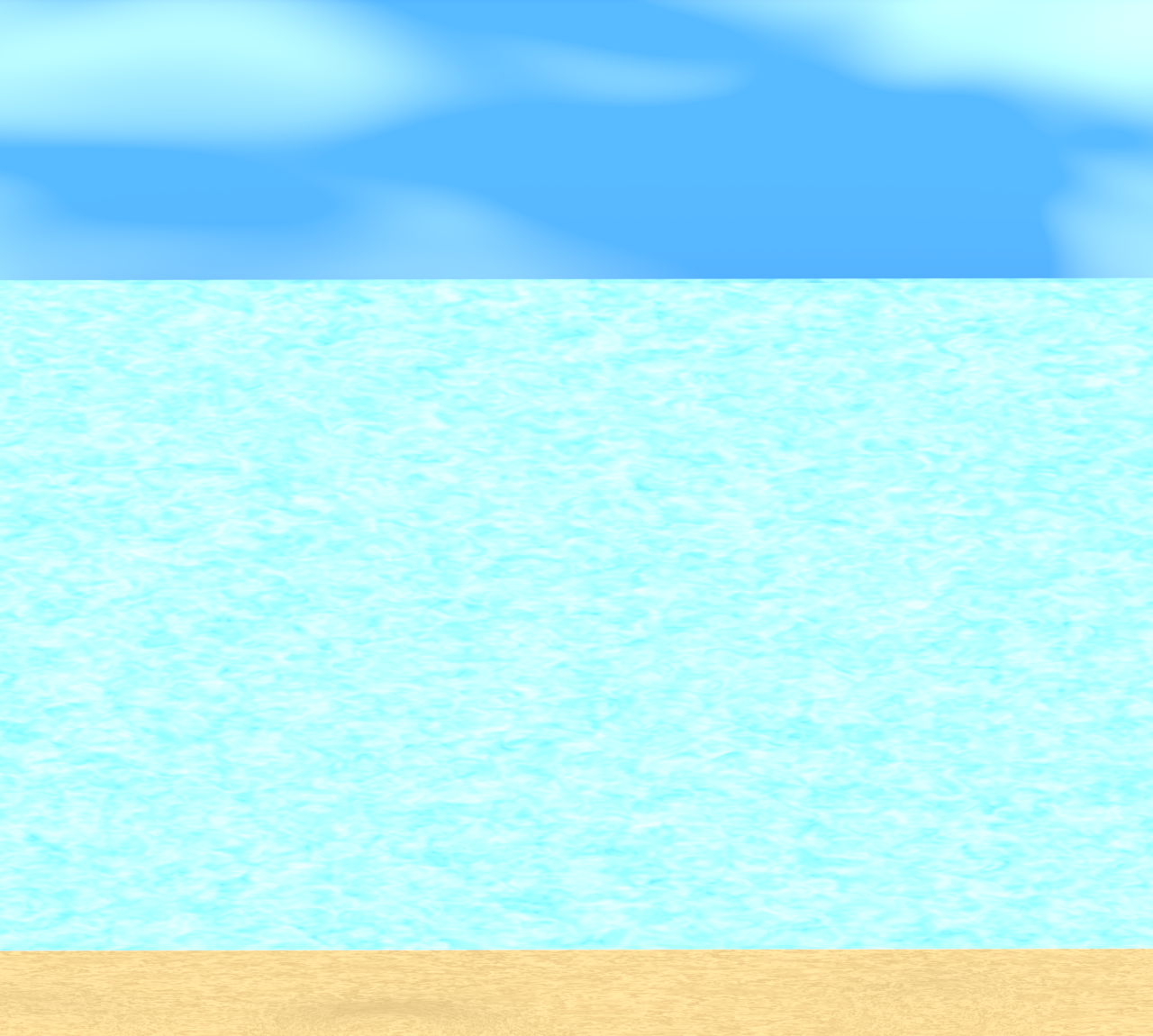 穏やかな海のイラスト