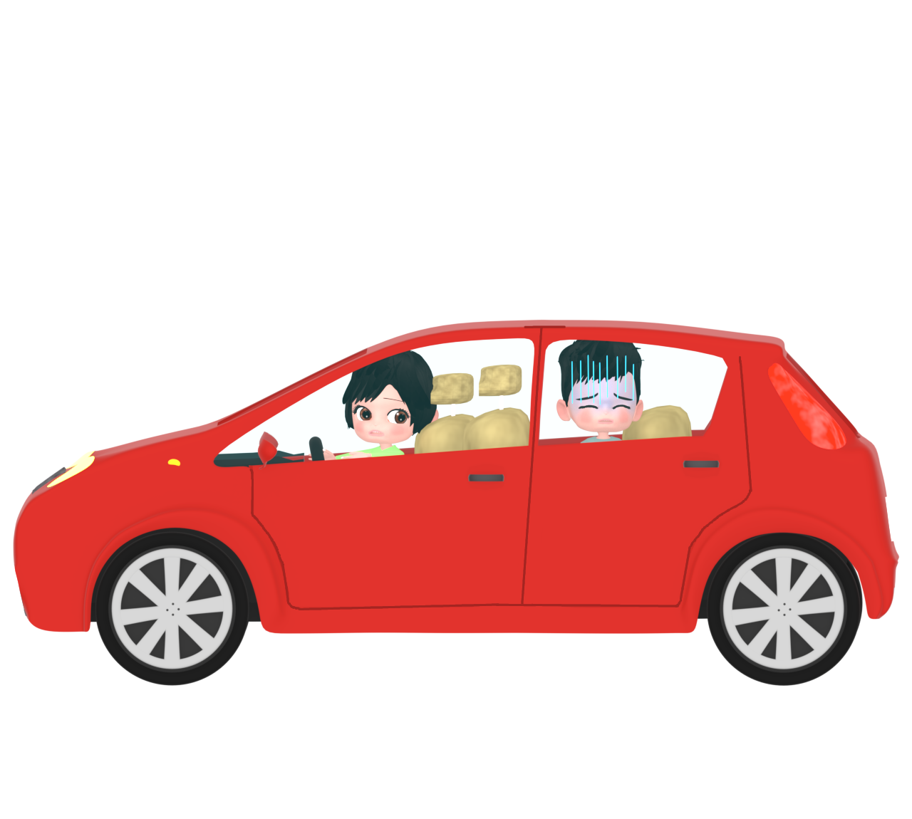 car motion sickness child img