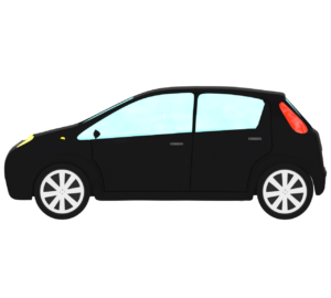 車を横から見るイラスト