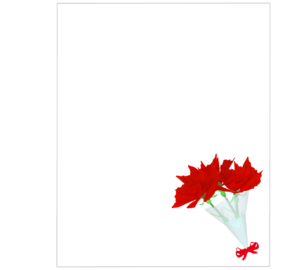 カーネーションのテンプレート