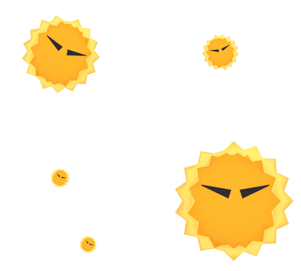 杉の花粉のイラスト 13 杉の花粉のイラスト