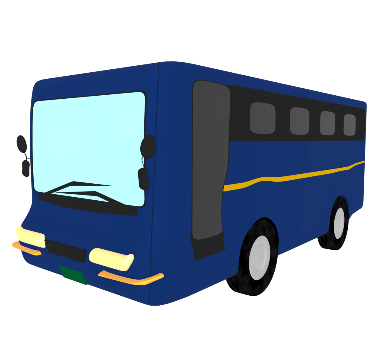 貸切バスのイラスト