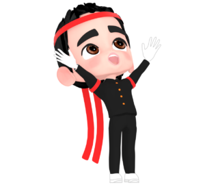 応援団のイラスト