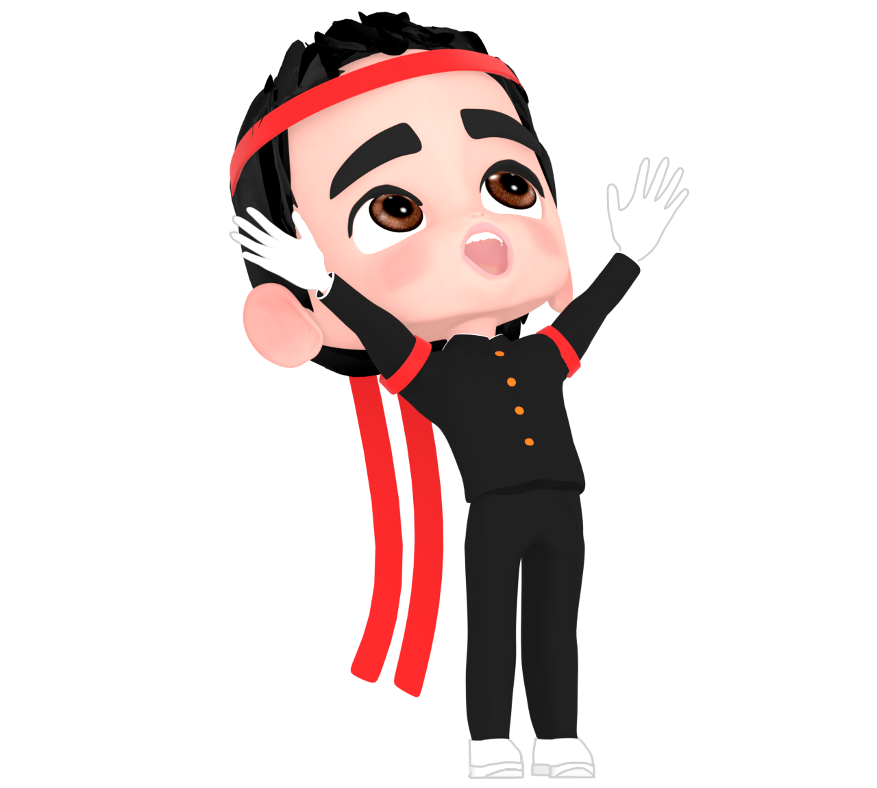 応援団のイラスト