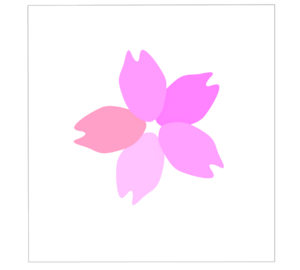 桜の花びらの背景素材