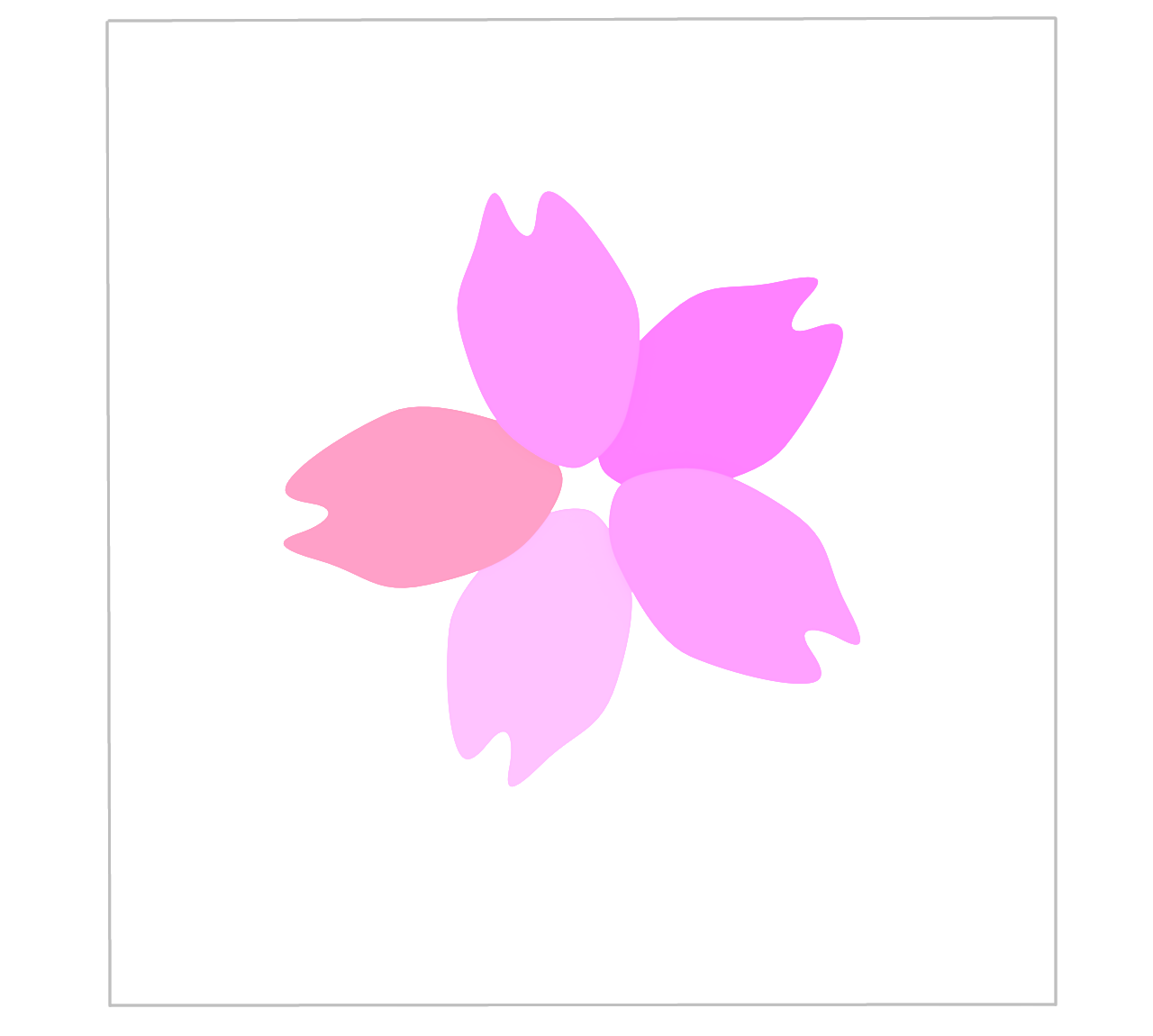 桜の花びらの背景素材