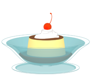 プリンのイラスト