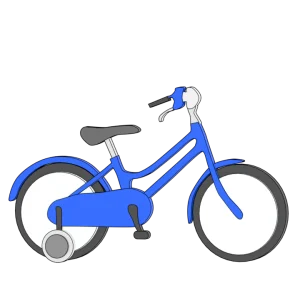 子ども用自転車のイラスト