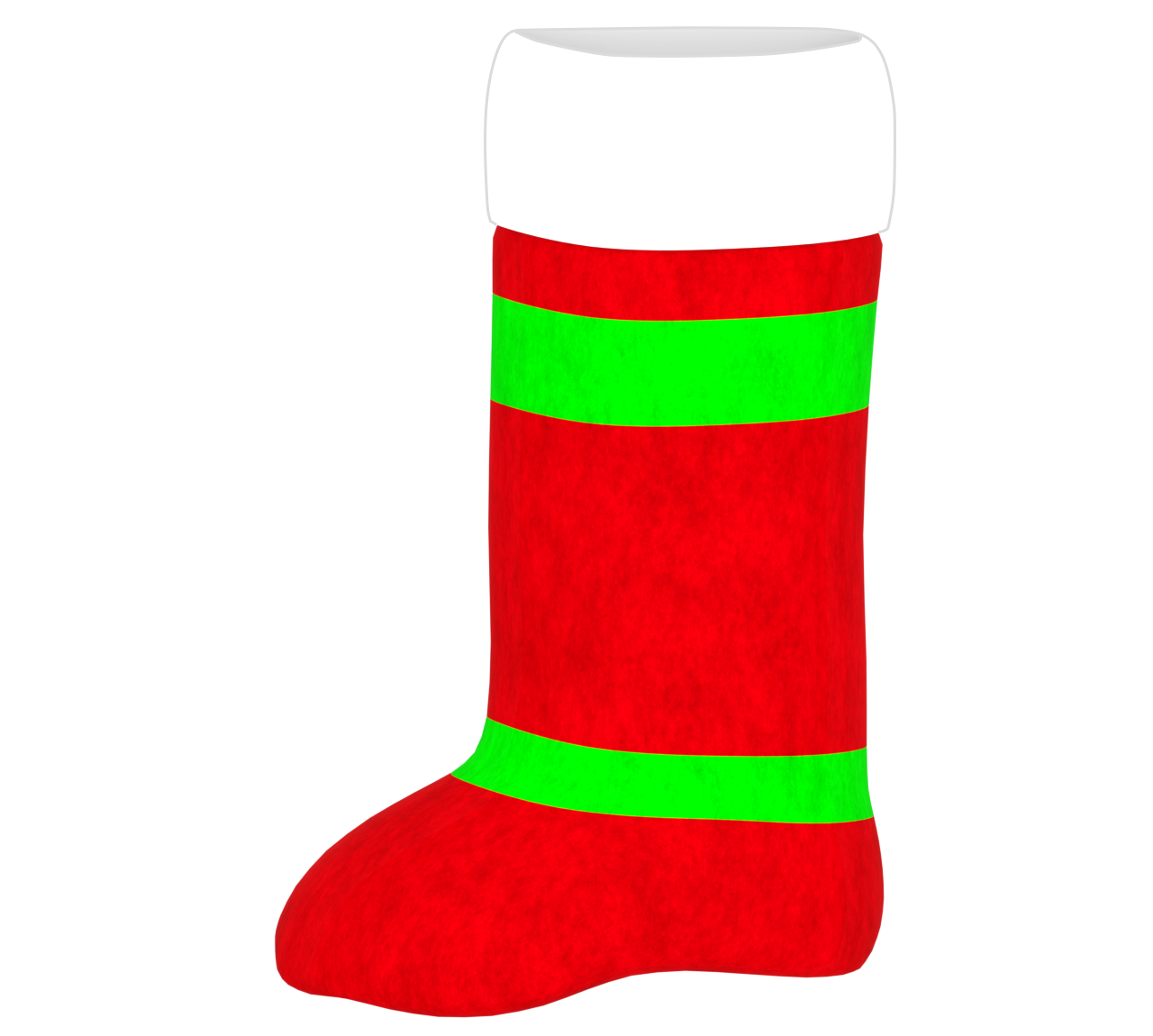 クリスマスの可愛い靴下のイラスト