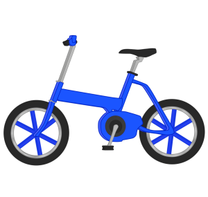 街乗り自転車のイラスト