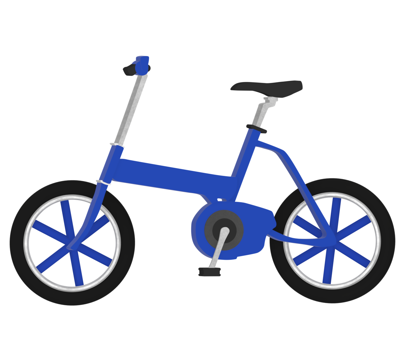 街乗り自転車のイラスト