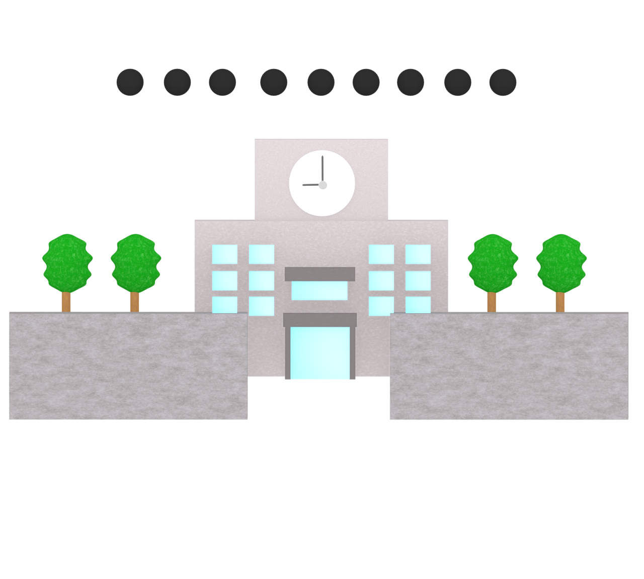 学級閉鎖のイラスト