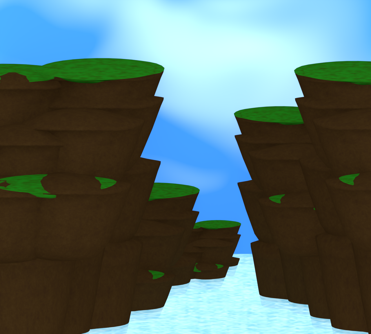 崖っぷちのイラスト